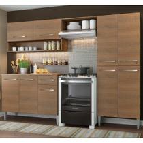 Cozinha Compacta Madesa Emilly Pop Com Armário E Balcão Rustic Cozinha Compacta Madesa Emilly Pop Com Armário E Balcão Rustic