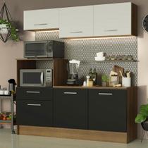Cozinha Compacta Madesa Onix 180001 com Armário e Balcão