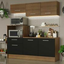 Cozinha Compacta Madesa Onix 180001 com Armário e Balcão