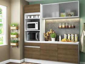 Cozinha Compacta Madesa Topazio com Balcão e Tampo Cozinha Compacta Madesa Topazio com Balcão e Tampo
