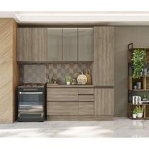 Cozinha Compacta Maxxi I 8 PT 4 GV Nogal