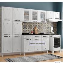 Cozinha Compacta Modulada 3 Peças 11 Portas Star New Branco Cozinha Compacta Modulada 3 Peças 11 Portas Star New Branco