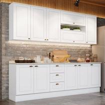 Cozinha Compacta Modulada 7 Peças Emily Branco/HP/Calcare Cozinha Compacta Modulada 7 Peças Emily Branco/HP/Calcare
