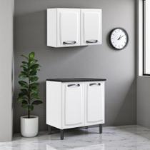 Cozinha Compacta Modulada em Aço 2 Peças 4 Portas New Premium Itatiaia Cozinha Compacta Modulada em Aço 2 Peças 4 Portas New Premium Itatiaia