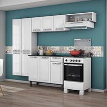 Cozinha Compacta Modulada em Aço 4 Peças 10 Portas 1 Gaveta 1 Nicho Rose Itatiaia Branco Cozinha Compacta Modulada em Aço 4 Peças 10 Portas 1 Gaveta 1 Nicho Rose Itatiaia Branco