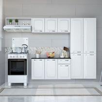 Cozinha Compacta Modulada em Aço 4 Peças 10 Portas 1 Gaveta Amanda Itatiaia Branco