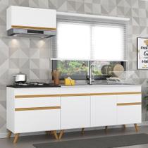 Cozinha Compacta Mp2074 Com Armário E Balcão Branca