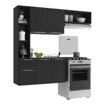 Cozinha Compacta Multimóveis Sofia Fg2001 Preta