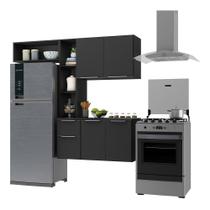 Cozinha Compacta Multimóveis Sofia Fg2006 Preta