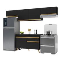 Cozinha Compacta Multimóveis Veneza Gb Fg3697 Preta