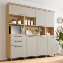 Cozinha Compacta Nobreza Nesher 7 Portas 2 Gavetas