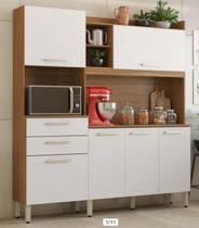 Cozinha Compacta Select - Amendoa branco