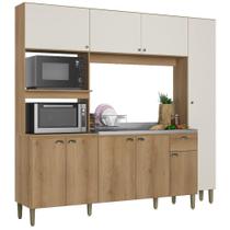 Cozinha Compacta THB CM130 9 Portas 1 Gaveta 214x230x52cm Cozinha Compacta THB CM130 9 Portas 1 Gaveta 214x230x52cm