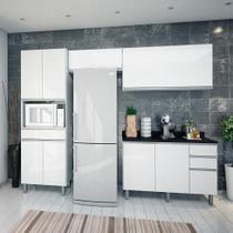 Cozinha Compacta Top Class 8 Portas 3 Gavetas Branca Cozinha Compacta Top Class 8 Portas 3 Gavetas Branca