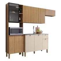 Cozinha Compacta Vert Plus com Balcão Para Pia Freijó Freijó Soft - Kits Paraná