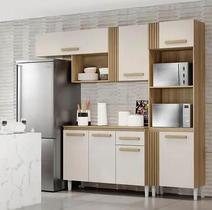 Cozinha Compacta Vitória Atacama/Off White Cozinha Compacta Vitória Atacama/Off White