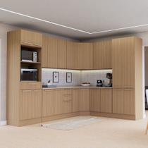 Cozinha Completa 10 Peças com Torre Quente 528cm Elegance Luciane Móveis