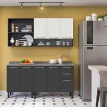 Cozinha Completa 175cm em Aço com Vidro Itatiaia Midi Pop Art i3 Cozinha Completa 175cm em Aço com Vidro Itatiaia Midi Pop Art i3