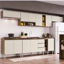 Cozinha Completa 3 Balções 3 Armários Aéreos e 2 Nichos Athena Cozinha Completa 3 Balções 3 Armários Aéreos e 2 Nichos Athena