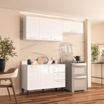 Cozinha Completa 3 Peças 224,5CMX200CM Amara Branco Cozinha Completa 3 Peças 224,5CMX200CM Amara Branco