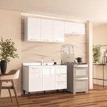 Cozinha Completa 3 Peças 224CMX200CM Branco Cozinha Completa 3 Peças 224CMX200CM Branco