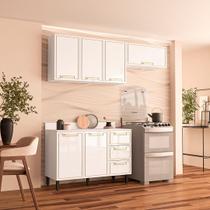Cozinha Completa 3 Peças 225x200cm Com Design Compacto E Funcional Em Mdp/mdf Politorno Cozinha Completa 3 Peças 225x200cm Com Design Compacto E Funcional Em Mdp/mdf Politorno