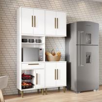 Cozinha Completa 3 Peças 7 Portas 1 Gaveta com Fruteira Lorena