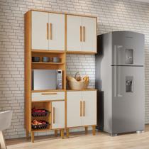 Cozinha Completa 3 Peças 7 Portas 1 Gaveta com Fruteira Lorena