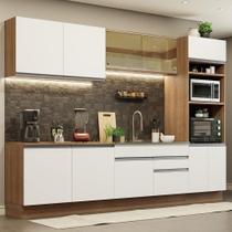 Cozinha Completa 310001 Com Armário E Balcão Rustic/branco