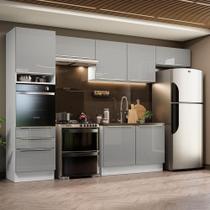 Cozinha Completa 340001 Com Armário E Balcão Branco/Cinza
