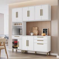 Cozinha Completa 4 Peças 10 Portas 2 Gavetas com Fruteira Lorena