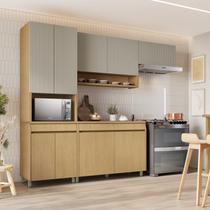 Cozinha Completa 4 Peças 9 Portas 3 Gavetas Simone Mendes 270cm 100% Mdf Cozinha Completa 4 Peças 9 Portas 3 Gavetas Simone Mendes 270cm 100% Mdf