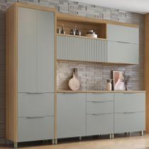 Cozinha Completa 5 Peças 7 Portas 6 Gavetas 1 Nichos 100% MDF