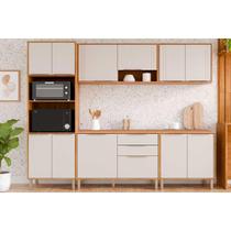 Cozinha Completa 5 Peças Áurea CZ627 Cinamomo/Off White MGM Cozinha Completa 5 Peças Áurea CZ627 Cinamomo/Off White MGM