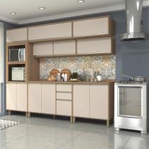 Cozinha Completa 5 Peças com Espaço para Micro-ondas e Tampo