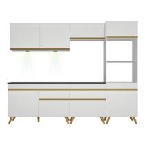 Cozinha Completa 5 Peças Com Leds Mp2035 Veneza Up Cozinha Completa 5 Peças Com Leds Mp2035 Veneza Up