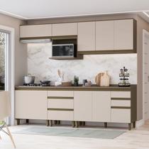 Cozinha Completa 6 Peças 100% Mdf com Tampo para Cooktop Connect