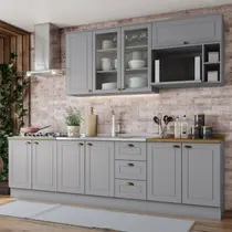 Cozinha Completa 6 Peças com Aéreo Microondas Emily