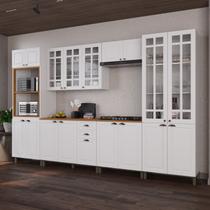 Cozinha Completa 6 Peças Modulada em MDF Bari Branco