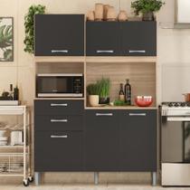 Cozinha Completa 6 Portas Sam Avena Grafito