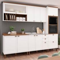Cozinha Completa 6pçs 9 Pts 5 Gav Iluminata Branco/Ebano Cozinha Completa 6pçs 9 Pts 5 Gav Iluminata Branco/Ebano