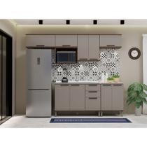 Cozinha Completa 7 Peças sem Tampo e com Nicho Micoondas Luna Luciane Móveis