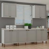 Cozinha Completa 8 pçs 10 Pts Iluminata Branco/Fendi/Mineral Cozinha Completa 8 pçs 10 Pts Iluminata Branco/Fendi/Mineral