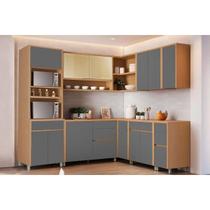 Cozinha Completa 9 Peças Condessa CZ420 Carv/Titânio Nesher Cozinha Completa 9 Peças Condessa CZ420 Carv/Titânio Nesher