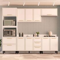 Cozinha Completa Amara 10 Portas 4 Gavetas 40250091 Branco - Politorno