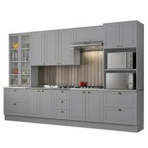 Cozinha Completa Americana 6 Peças com Torre Quente 2 Fornos - Móveis Henn