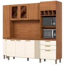Cozinha Completa Balcao Com Tampo 239 cm BE383 Briz Cozinha Completa Balcao Com Tampo 239 cm BE383 Briz