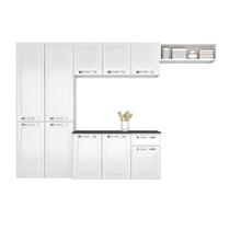 Cozinha Completa Branca em 100% Aço 4 Peças Amanda