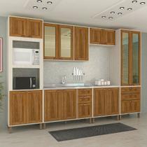 Cozinha Completa com 6 Peças e Vidro Reflecta Sofia Luciane Móveis Cozinha Completa com 6 Peças e Vidro Reflecta Sofia Luciane Móveis