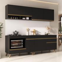 Cozinha Completa Compacta Armário Balcão FL2262 Multimóveis Cozinha Completa Compacta Armário Balcão FL2262 Multimóveis
